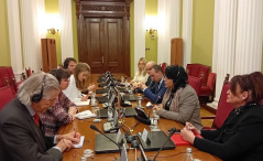 13 December 2024 The members of the PFG with Germany in meeting with the German Ambassador to Serbia